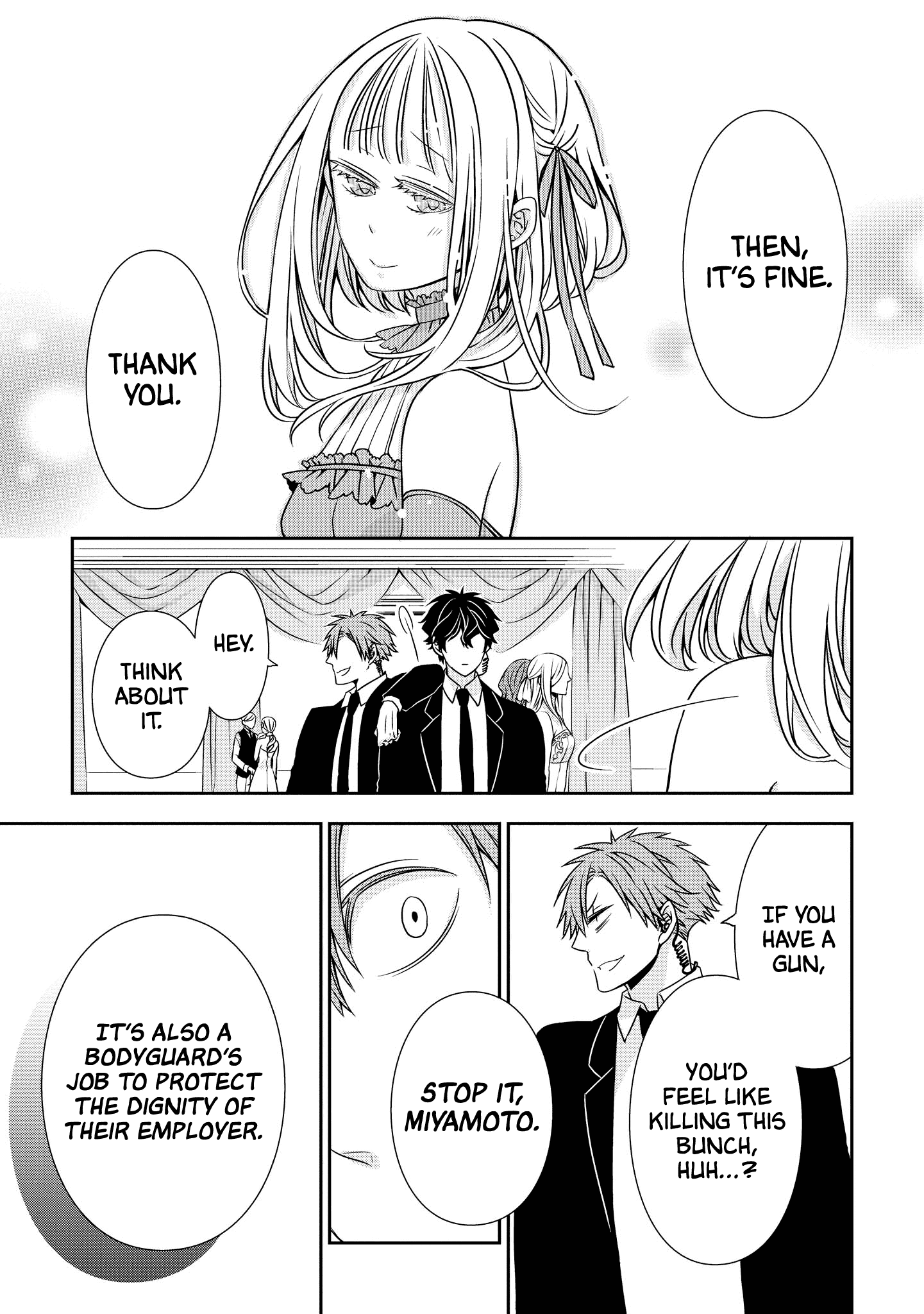 Ojou-sama ga Mamorasete Kurenai Chapter 4 9